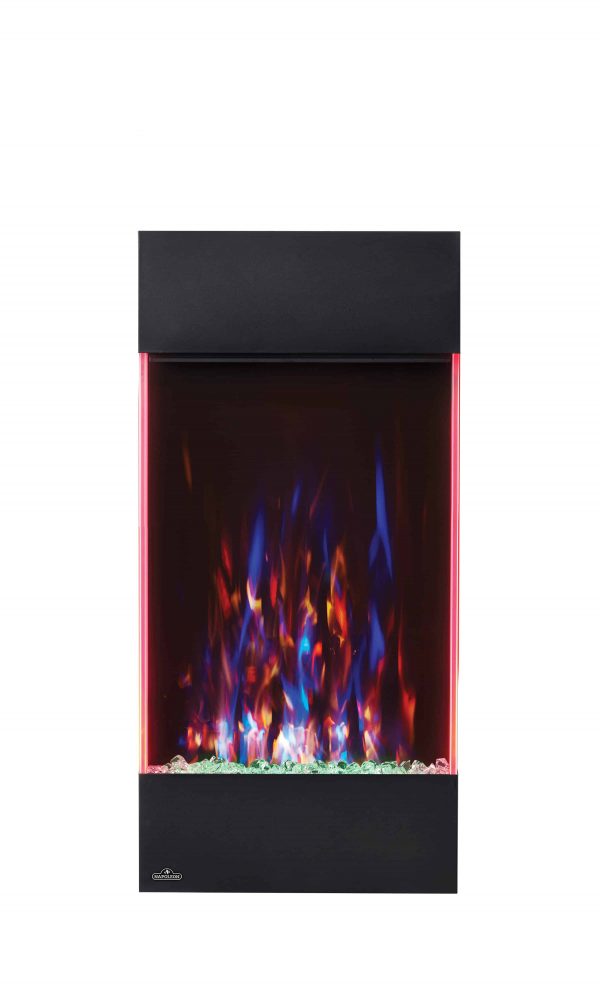 Allure 32-inch Vertical Wall Mount Electric Fireplace