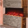 Amantii 3 Sided 60" Wide Electric Fireplace