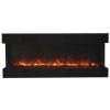 Amantii 3 Sided 60" Wide Electric Fireplace 8