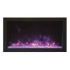 Amantii 30" Extra Slim Indoor or Outdoor Electric Fireplace 2