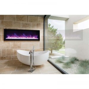 Amantii 60" Extra Slim Indoor or Outdoor Electric Fireplace