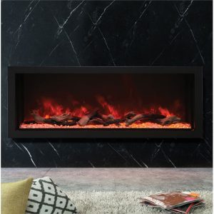 Amantii 60" Wide Deep Indoor or Outdoor Electric Fireplace