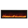 Amantii Panorama Deep Electric Wall Mount Fireplace with Black Surround