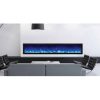 Amantii Panorama Slim Electric Wall Mount Fireplace with Black Surround