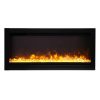 Amantii Symmetry Series 34-Inch Built-In Electric Fireplace with Black Steel Surround 2