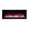 Amantii Symmetry Series 42-Inch Built-In Electric Fireplace with Black Steel Surround 2