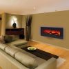 Amantii WM-BI-48-5823 48 In. Electric Fireplace With 58 x 23 In. Black Glass & Back Light 5