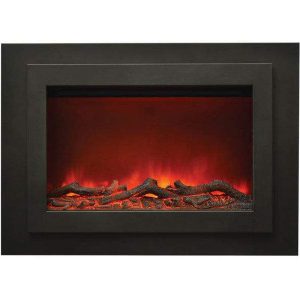 Amantii Zero Clearance Electric Fireplace with Surround