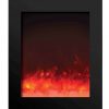Amantii Zero Clearance Series Built-In Electric Fireplace, 25" 6