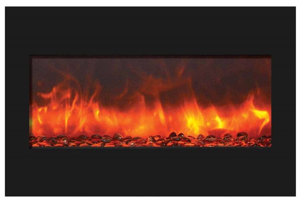 Amantii Zero Clearance Series Built-In Electric Fireplace, 33" 2