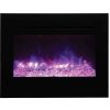 Amantii Zero Clearance Series Built-In Flush Mount Electric Fireplace, 30" 7