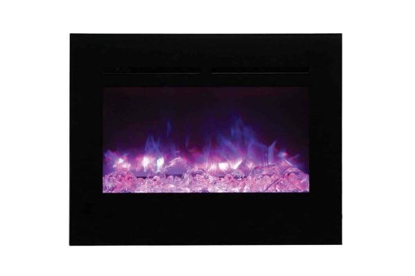 Amantii Zero Clearance Series Built-In Flush Mount Electric Fireplace, 30" 1