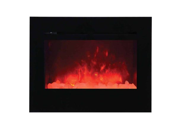 Amantii Zero Clearance Series Built-In Flush Mount Electric Fireplace, 30" 2