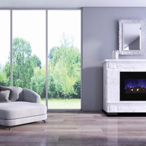 Amantii Zero Clearance Series Built-In Flush Mount Electric Fireplace