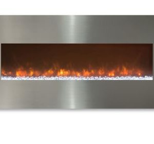 Ambiance 45" Clx2 Electric Fireplace With Stainless Steel Front