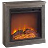 Ameriwood Home Bruxton Simple Fireplace, White 10