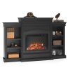 Ameriwood Home Lamont Mantel Fireplace, Black 10