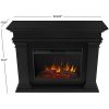 Antero Grand Electric Fireplace in Black by Real Flame 14