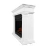 Antero Grand Electric Fireplace in White by Real Flame 6