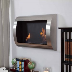 Anywhere Fireplace Chelsea Stainless Steel Indoor Fireplace