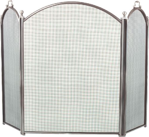 Arched 3 Fold Pewter Screen - 29 inch