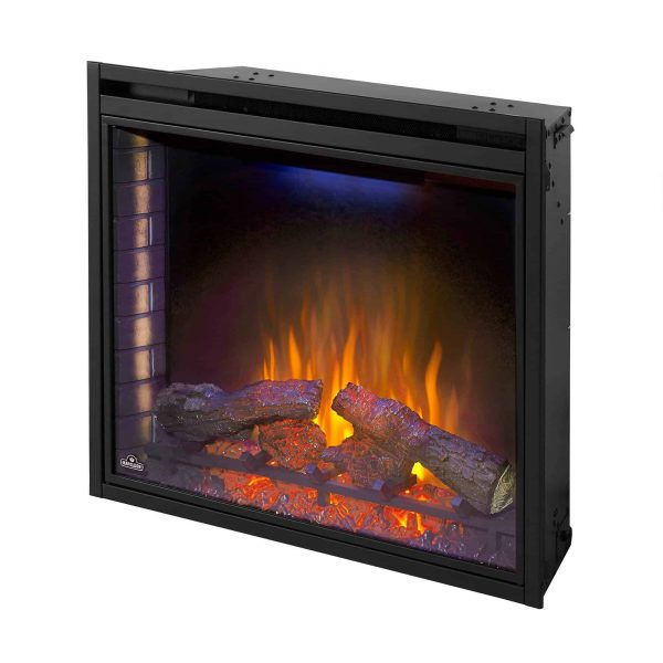 Ascent 33 9000 BTU Home Living Room Built In Electric Fireplace Insert Heater 4
