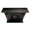 Ashley Indoor Electric Fireplace in Black Wash by Real Flame 7