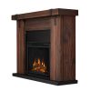 Aspen Electric Fireplace in Chestnut Barnwood by Real Flame 7