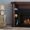 Aspen Electric Fireplace in Chestnut Barnwood by Real Flame 8