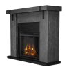 Aspen Electric Fireplace in Gray Barnwood by Real Flame 7