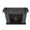 Aspen Electric Fireplace in Gray Barnwood by Real Flame 8