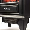 Aspen Free Standing Electric Fireplace Stove by e-Flame USA - Black 11