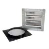 BROAN-NUTONE 441 Aluminum Wall Cap with gravity damper for 10in. round duct.