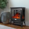 Barton 1500W Electric Stove Heater Infrared Quartz Fireplace 3D Flame Log Stove Firebox