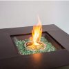 Barton Premium 1/2" inch Reflective 10lbs Fire Glass for Propane Fire Pit Fireplace Landscaping, Caribbean Blue 3