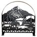 Bear Creek Arched Fireplace Screen 2