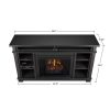 Belford Electric Fireplace in Gray by Real Flame 10