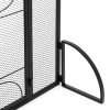 Best Choice Products Single Panel 40x29in Heavy-Duty Steel Mesh Fireplace Screen, Living Room Decor w/ Locking Door 6