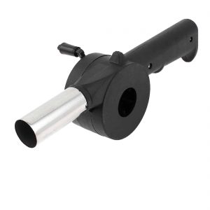 Black Hand Crank Manual Fan Air Blower for Barbecue Fire Bellows