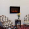 Black Wall Mounted Electric Fireplace 12