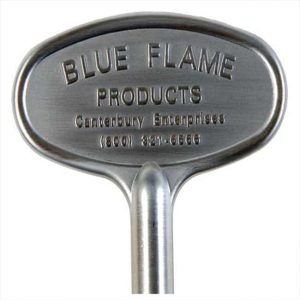 Blue Flame Gas Valve Key 8 " Satin Chrome