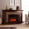 Bodilla Electric Fireplace with Faux Stone