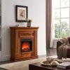 Bold Flame 38 inch Wall Electric Fireplace in Oak 9