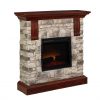 Bold Flame 40 inch Faux Stone Electric Fireplace in Tan/Grey 5