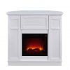 Bold Flame 40 inch Wall/Corner Electric Fireplace in White 6