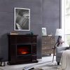 Bold Flame 43.31 inch Electric Fireplace in Dark Chocolate