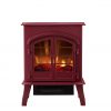 Bold Flame Electric Space Heater, Glossy Red 10