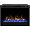 Bowery Hill 26" Electric Firebox in Black with Glass Ember Bed 7