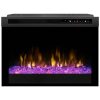 Bowery Hill 26" Electric Firebox in Black with Glass Ember Bed 8
