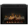 Bowery Hill 26" Electric Firebox with Logset in Black